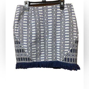 COPY - MinkPink Aztec Fringed Mini Skirt